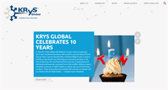 Desktop Screenshot of krysglobalusa.com